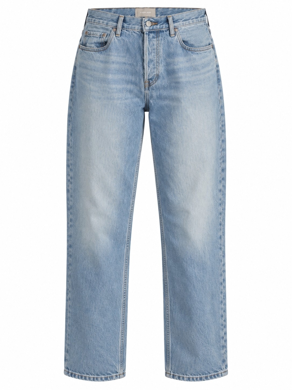 EVERLANE | The 90s Cheeky High Rise Straight Leg Jeans Light Wash | 33 Regular